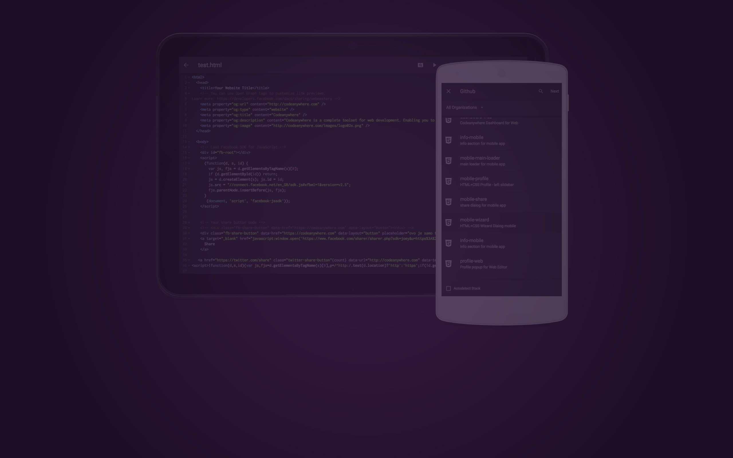 Codeanywhere launches the first ever Fully Featured Mobile IDE on Android